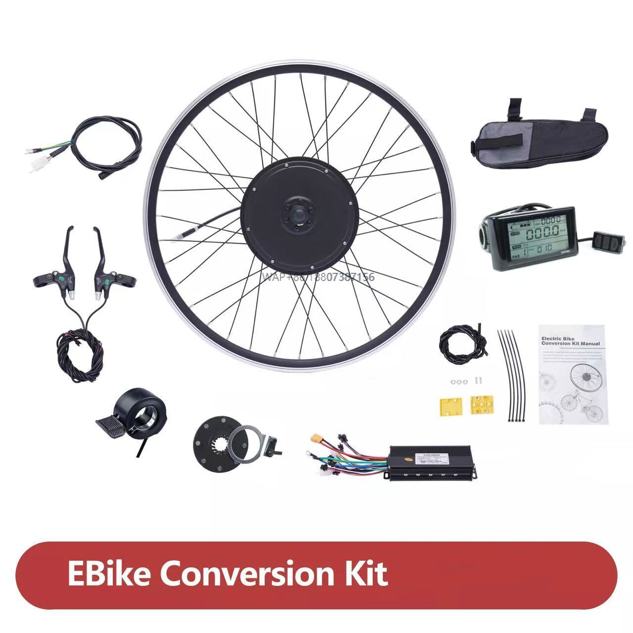 Mountain Biking Usa - 1000W 36V Bürstenloser Kupfer-Heckantriebssatz für Elektro-Mountainbikes,
