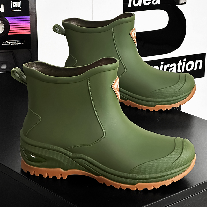 Men'S Mountain Biking Shoes - Herren-Regenstiefel für Outdoor-Aktivitäten, Verschleißfest, Bergsteigen, Angeln,