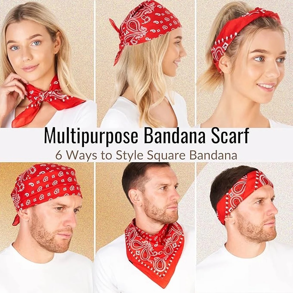 Hip-Hop Baumwoll-Bandana Quadr – Men'S Mountain Biking Shoes Bewertung und Preis